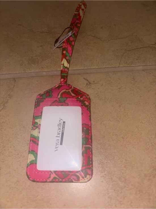 Vera Bradley Accessories - Vera Bradley Pink Floral Luggage Tag